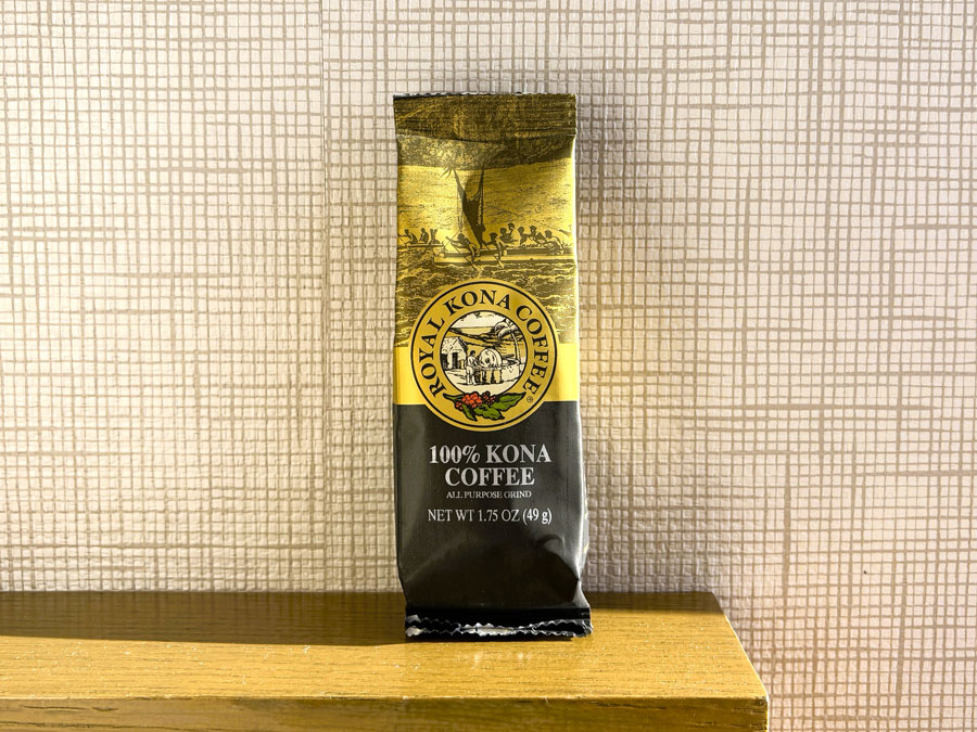 ロイヤルコナコーヒーの100%コナコーヒー。3袋セットで1袋140g。